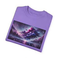 Prince Inspired Purple Rain Mural Graphic - Unisex Comfort Colors Shirt