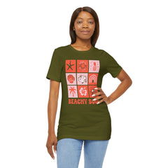 Beachy Soul Unisex Jersey Tee - Perfect Summer Vibes, Casual Wear, Gift for Beach Lovers, Vacation Outfit, Relaxed Style