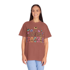 Floral Teacher Appreciation T-Shirt - Comfort Colors Soft