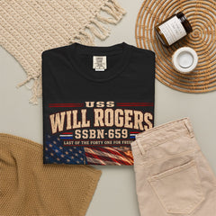 Will Rogers SSBN-659 Submarine  - Forty One for Freedom Patriotic Tee