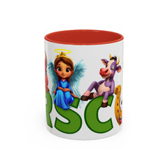 Russell Sage College Mascot Characters 11oz or 15 oz Ceramic Mug - Personalize your mug with your grad year by entering it in the notes field before you complete your purchase