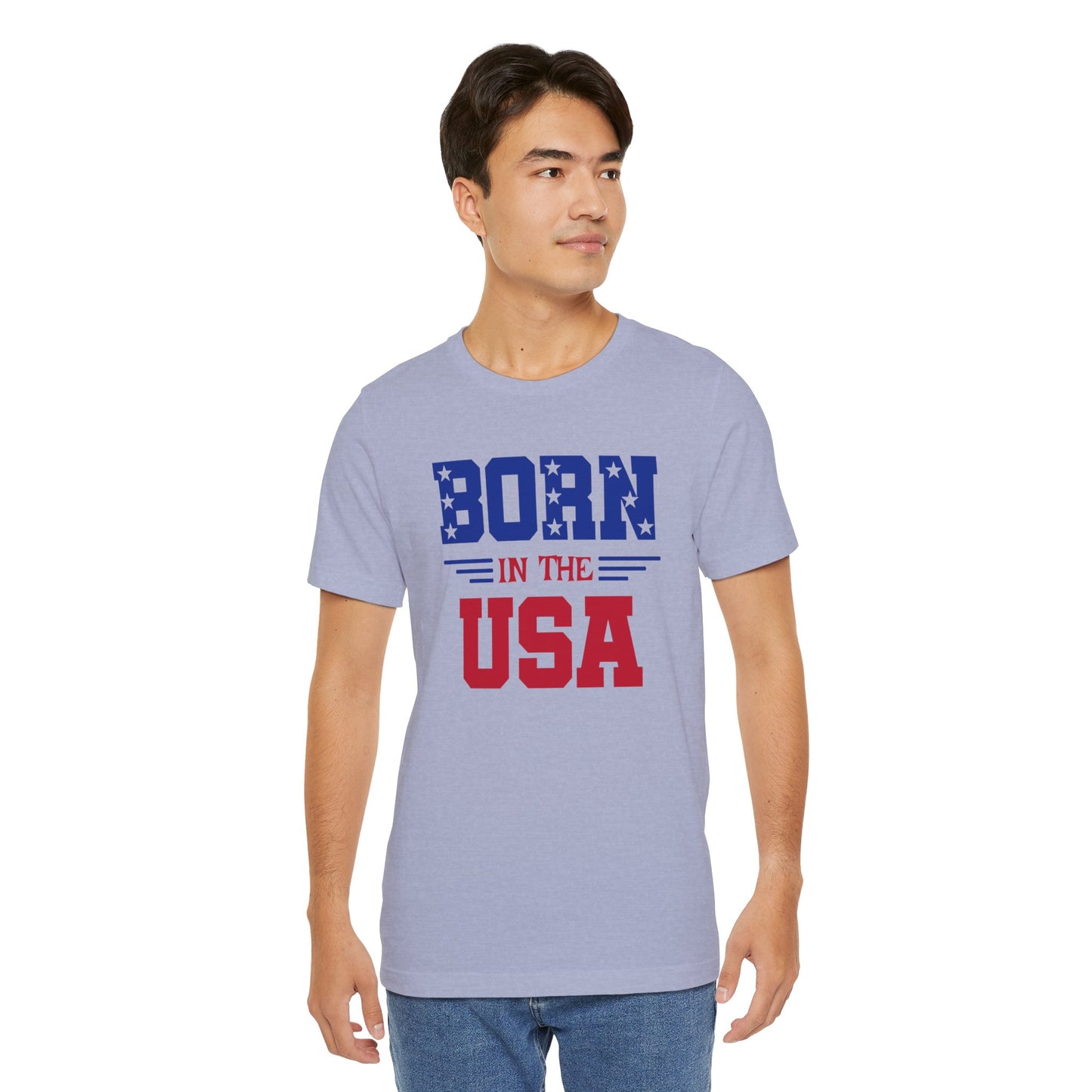 Born In The USA, Unisex Jersey Short Sleeve Tee