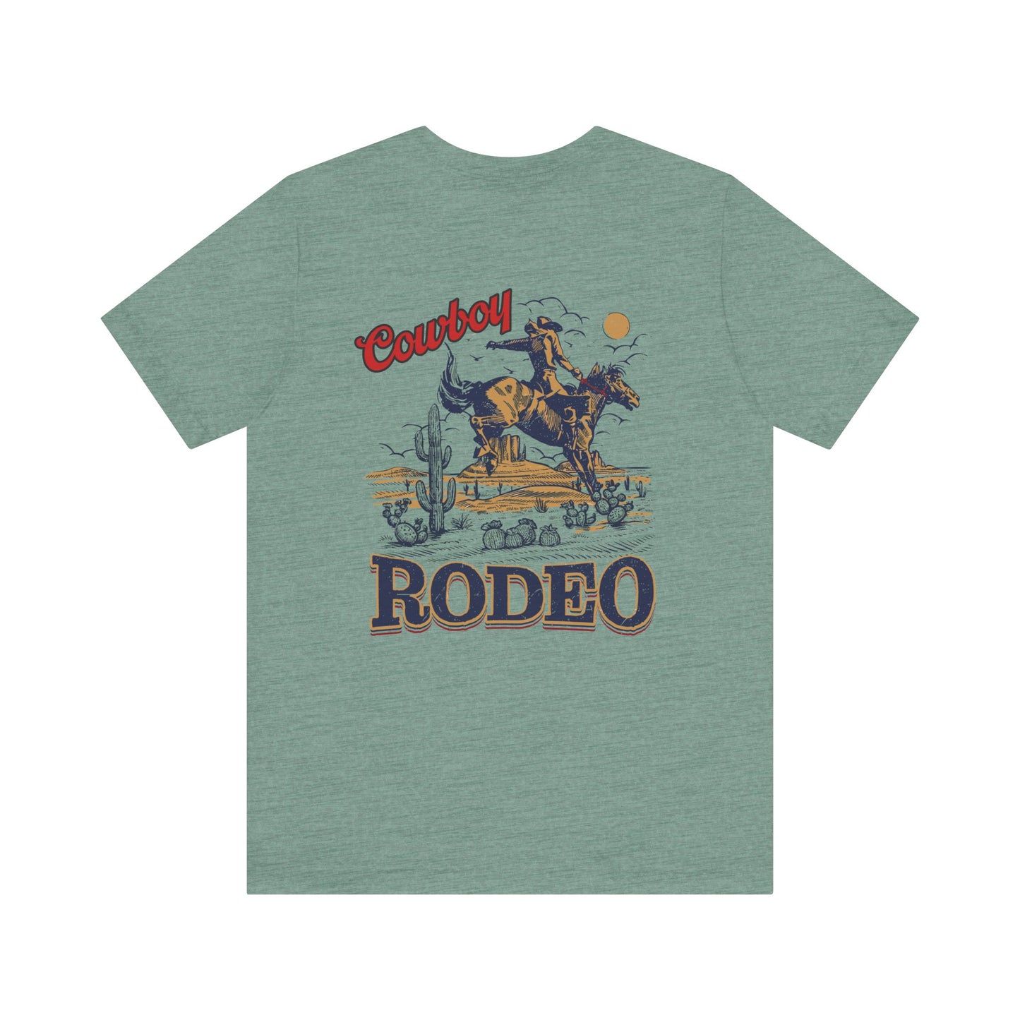 Cowboy Rodeo Vintage Style Graphic TShirt