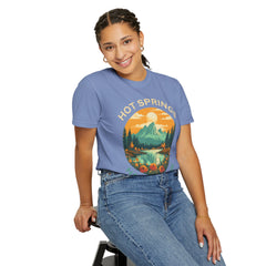 Hot Springs National Park Graphic, Comfort Colors Soft Relaxed Fit Unisex Garment-Dyed T-shirt