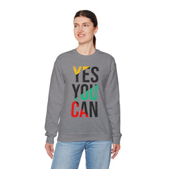 YES YOU CAN - Unisex Heavy Blend™ Crewneck Sweatshirt