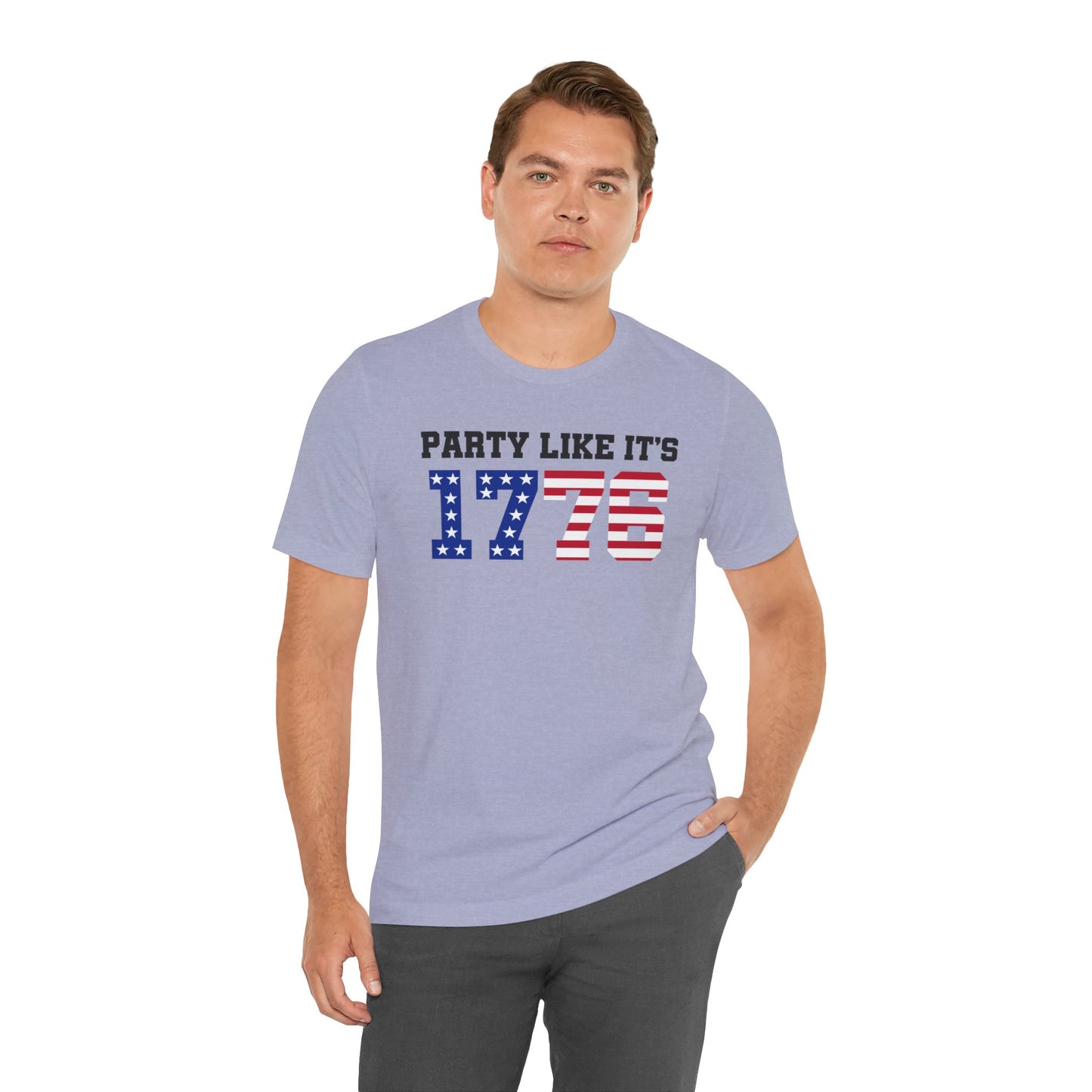 Party Like Its 1776, Graphic Unisex Jersey Short Sleeve Tee