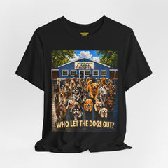 Who Let the Dogs Out? Baldwin Harbor Animal Hospital Graphic Dog Rescue T‑Shirt