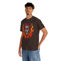 Flaming Fire Vampire - Graphic Unisex Heavy Cotton Tee