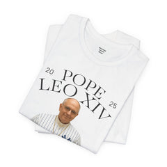 Pope Leo XIV New York Yankees Short Sleeve Tee - Made in USA