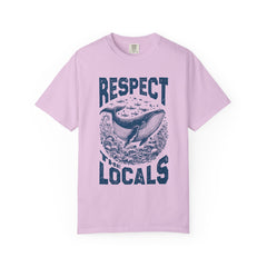 Respect the Locals Whale T-Shirt — Marine Conservation Graphic