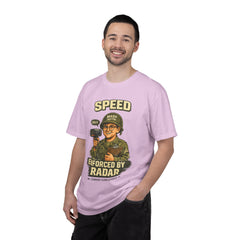 Speed Enforced By Radar T-Shirt — MASH 4077 Retro Traffic Cop Graphic Tee