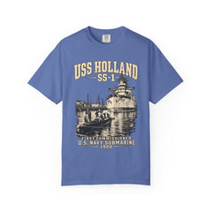USS Holland SS-1 Submarine Vintage Graphic T-Shirt — Navy History Tee