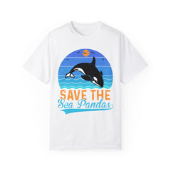 Save The Sea Pandas Comfort Colors Unisex Garment-Dyed T-shirt