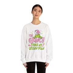 Grinch Stole My Lesson Plan Sweatshirt