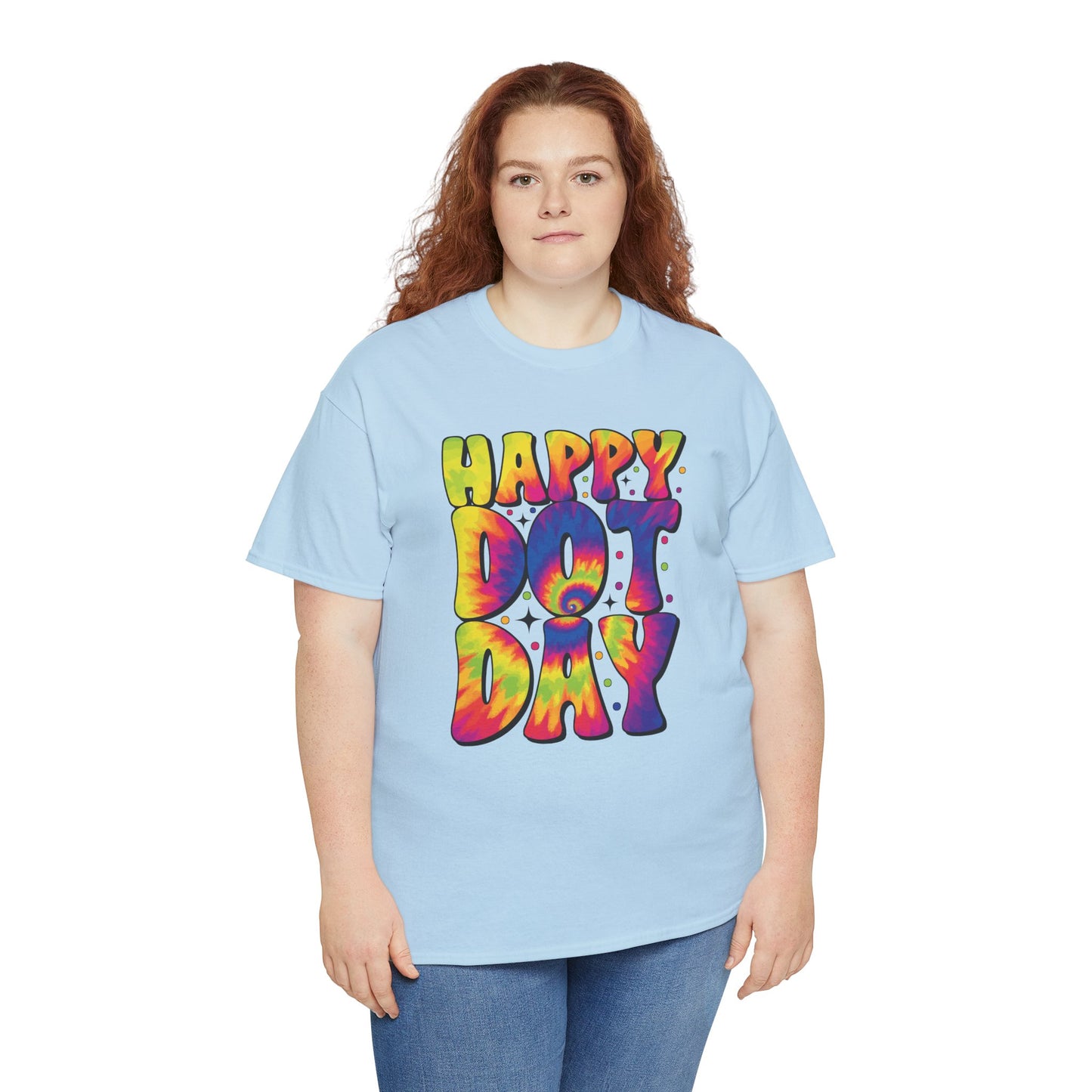 HAPPY DOT DAY - Graphic Unisex Heavy Cotton Tee