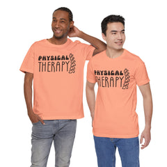 Physical Therapy Unisex Tee - Spine Graphic Gift for PT Student