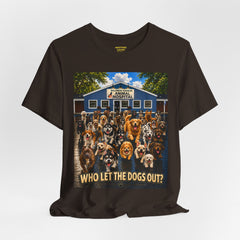 Who Let the Dogs Out? Baldwin Harbor Animal Hospital Graphic Dog Rescue T‑Shirt