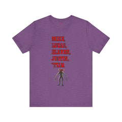 Unisex Jersey Tee - Retro Demogorgon Monster Design for Fans of Adventure & Fantasy