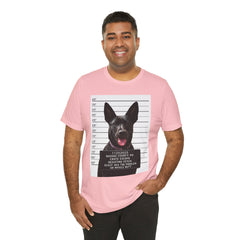 K9 Mugshot Personalized with your Dog T-Shirt