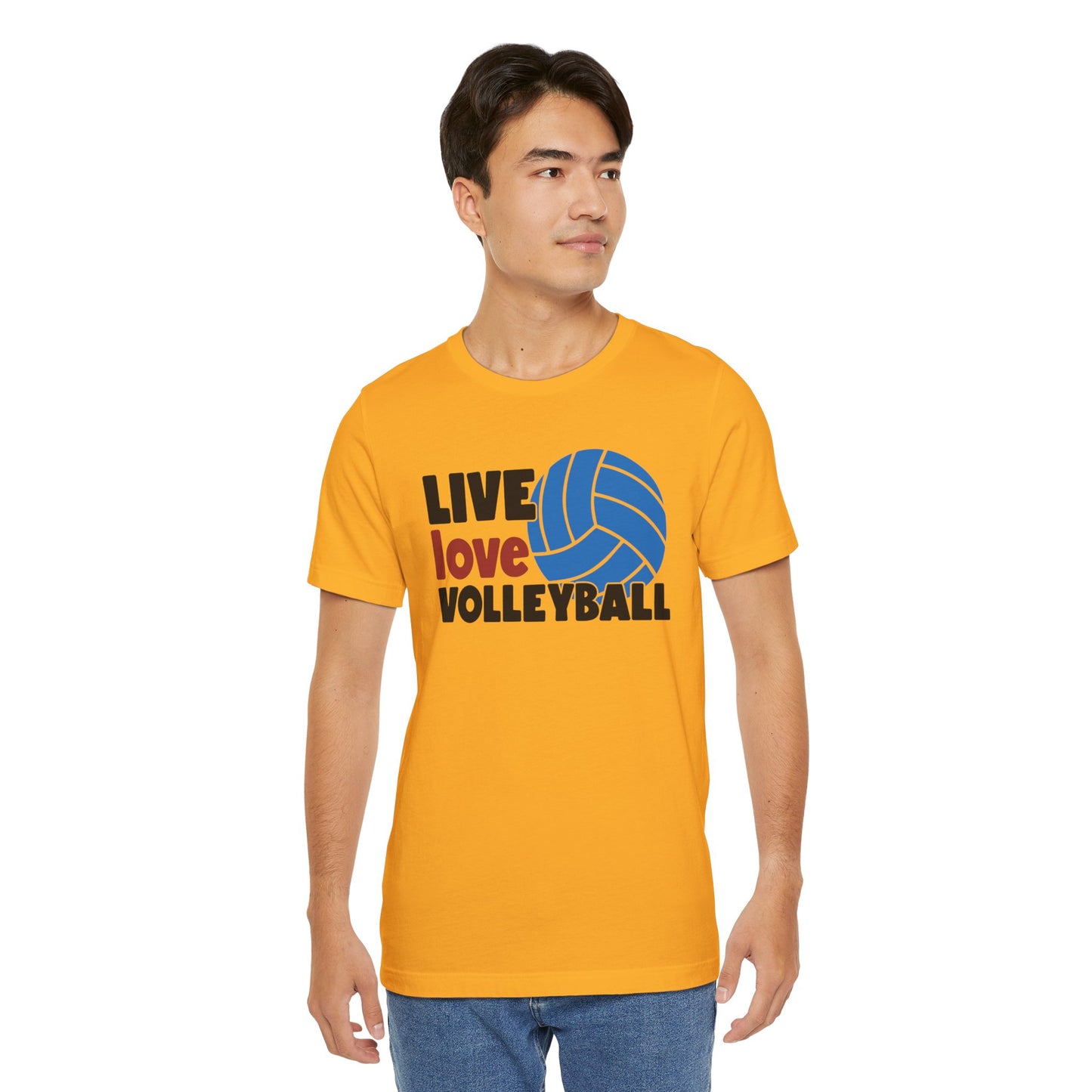 Live Love Volleyball T Shirt,gift for her,gift for him,volleyball gift,sports tee,team shirt,player gift,coach gift,Love Volleyball,Spike it