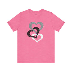 Triple Heart Design Tee