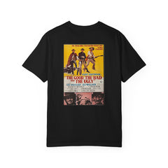 Vintage The Good The Bad And The Ugly Western Movie Front And Back Graphic T-Shirt