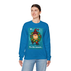 Festive Gnome Sweatshirt - 'Tis the Season Crewneck