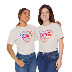 Will Always Be Connected Sisters Unisex Jersey Short Sleeve Tee