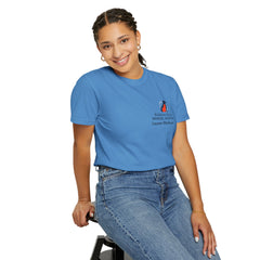 Lauren McGowan Front Logo Back Graphic Baldwin Harbor Animal Hospital "Who Let the Dogs Out?" Tee