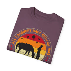 Retro Sand In My Boots Cowboy Rodeo - Graphic Comfort Colors Tee Shirt
