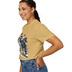 UFO Meets Cowboy Unisex Garment Shirt -Dyed  T Shirt