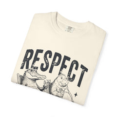 Alligator and Manatee Respect the Locals T-Shirt — Vintage Beach Vibes Graphic Tee