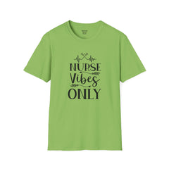 Nurse Vibes - Unisex Softstyle T-Shirt | Nurse Awareness, Medical Wear, Gift For Her, Scrubs Lover, Hospital Staff Gift, Registered Nurse,RN