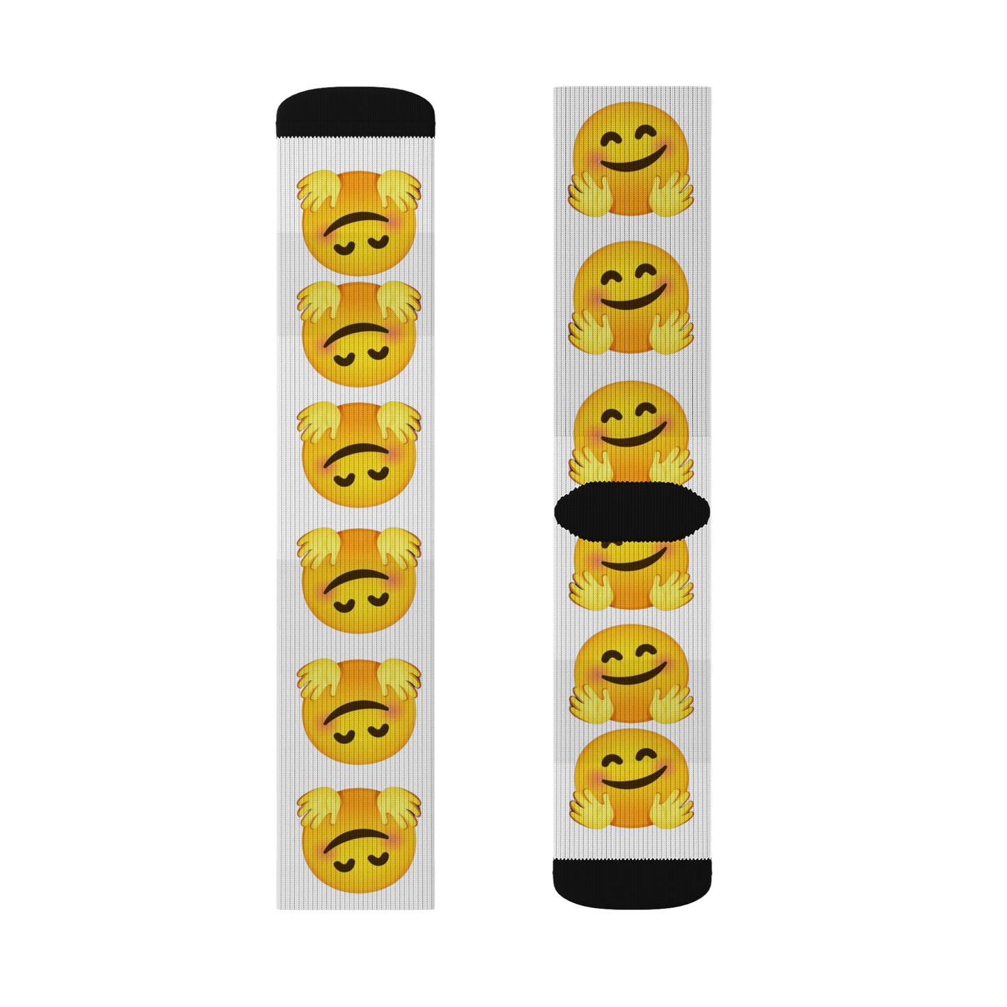 Emoji with Hands - Graphic Sublimation Socks