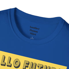 Hallo Future Pop Art Guy Unisex Softstyle T-Shirt