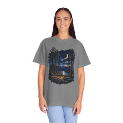 Moonlit Forest T-Shirt – Nature Lover Camping Shirt