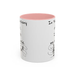 Life symphony mug, music lover gift, ceramic coffee mug, inspirational quote mug, white ceramic mug, 11oz mug, 15oz mug, musician gift, gift for composer, motivational mug, unique coffee mugs, custom quote mugs.