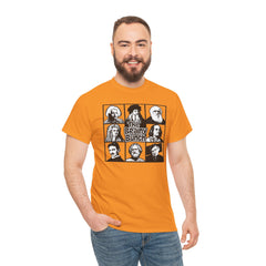 The Brainy Bunch Tee — Vintage Scientist Portraits Graphic T-Shirt