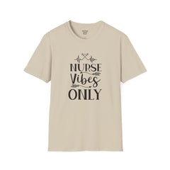 Nurse Vibes - Unisex Softstyle T-Shirt | Nurse Awareness, Medical Wear, Gift For Her, Scrubs Lover, Hospital Staff Gift, Registered Nurse,RN