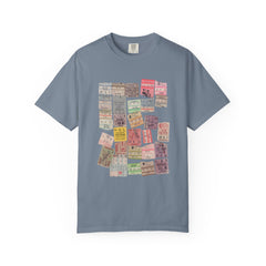 Classic Rock Concert Tickets  Garment-Dyed T-shirt