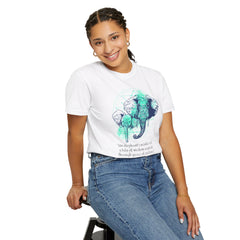 Elephants Graphic  Garment-Dyed T-shirt