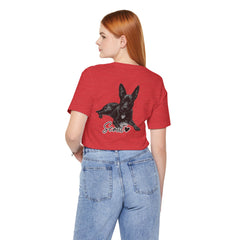 Dog Mom T-Shirt — Personalized Your Dog Image  Tee (Custom Name)
