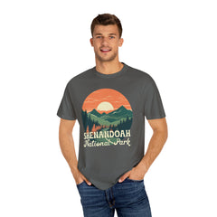Shenandoah National Park Graphic, Comfort Colors Soft Relaxed Fit Unisex Garment-Dyed T-shirt