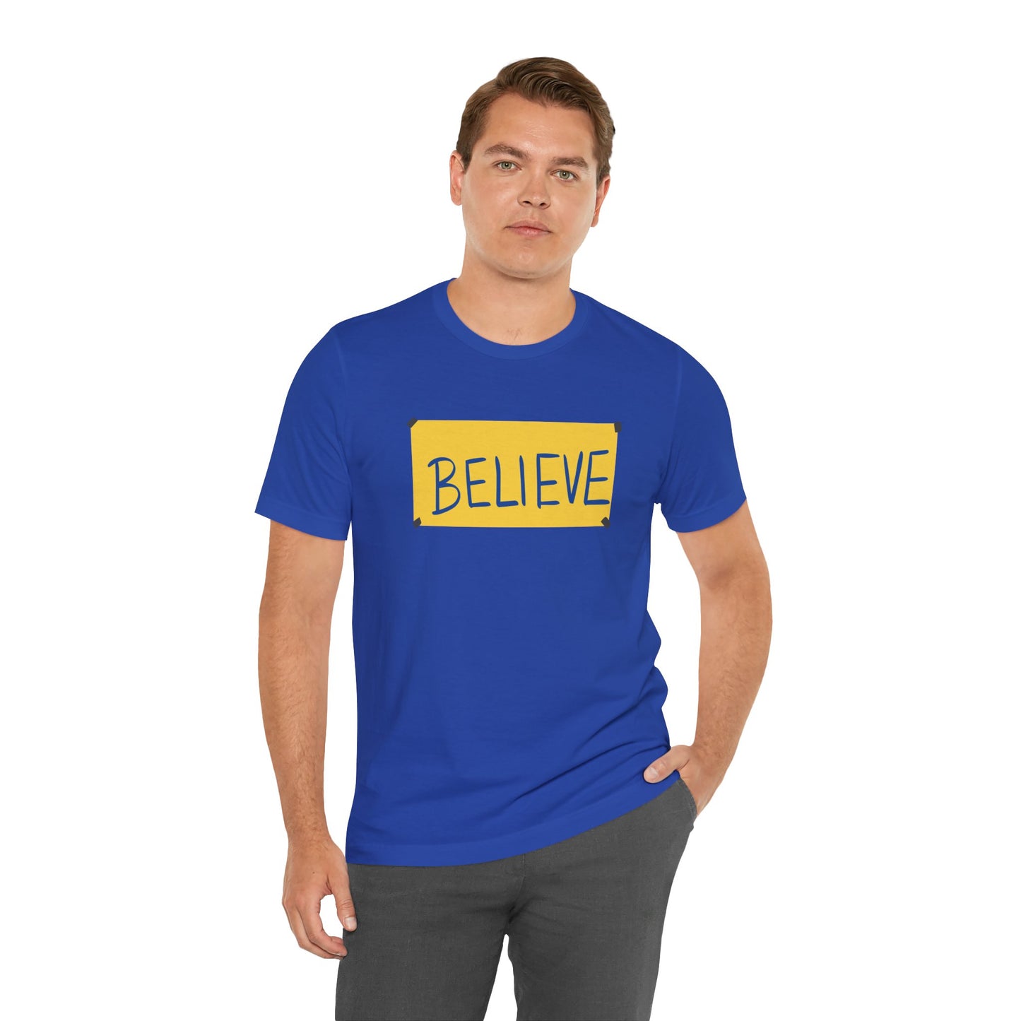 Ted Lasso BELIEVE SHIRT - Unisex Short Sleeve Tee