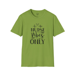 Nurse Vibes - Unisex Softstyle T-Shirt | Nurse Awareness, Medical Wear, Gift For Her, Scrubs Lover, Hospital Staff Gift, Registered Nurse,RN