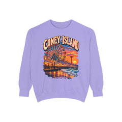 Brooklyn's Coney Island Sunset Sweatshirt - Comfort Colors Soft