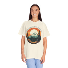 Mount Rainier National Park Graphic, Comfort Colors Soft Relaxed Fit Unisex Garment-Dyed T-shirt