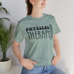 Physical Therapy Unisex Tee - Spine Graphic Gift for PT Student