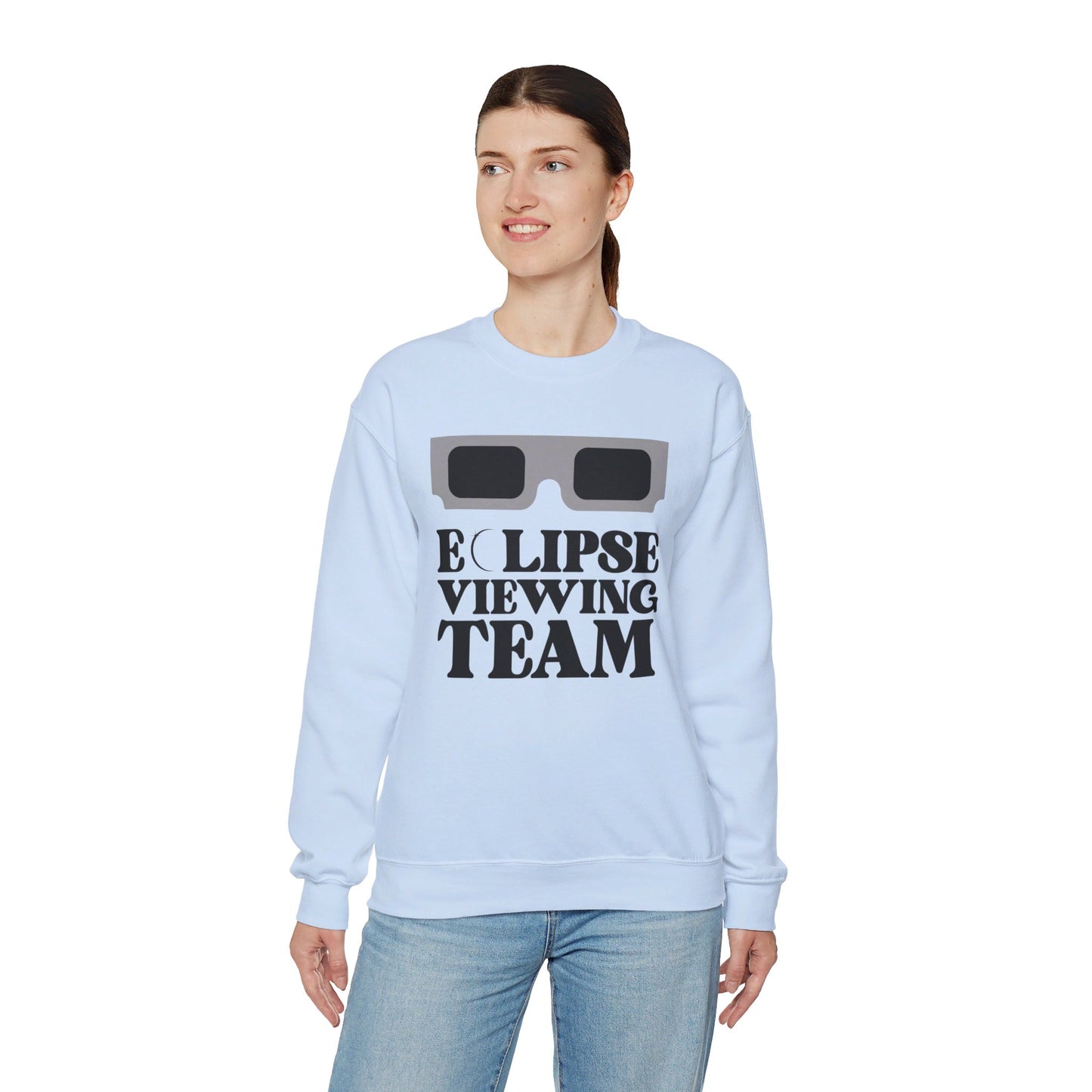 ECLIPSE VIEWING TEAM Unisex Crewneck Sweatshirt