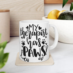My Therapist Has Paws Mug